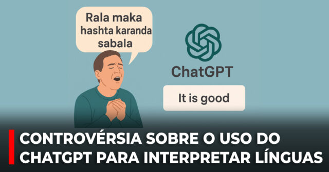 Controvérsia sobre o uso do ChatGPT para interpretar línguas