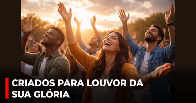 Criados para louvor da Sua glória