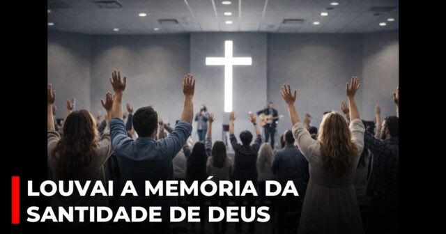 Louvai a memória da santidade de Deus
