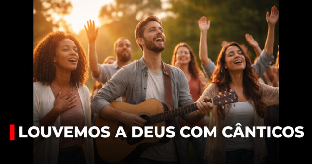 Louvemos a Deus com cânticos